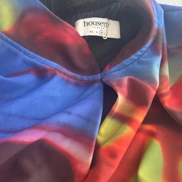 House of CB Abstract Corset Set | Size M | Sculpted Boned Top + Flare Pant - Picture 9 of 9